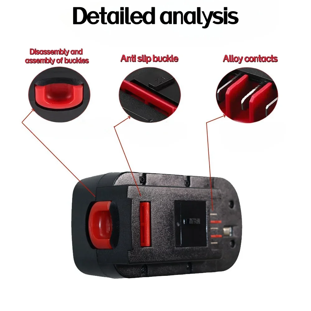 Аккумуляторная батарея для инструментов Black Decker Hpb18 Fs180 A1718 A18NH BD18PSK EPC18 HP188F2B KC1800SK
