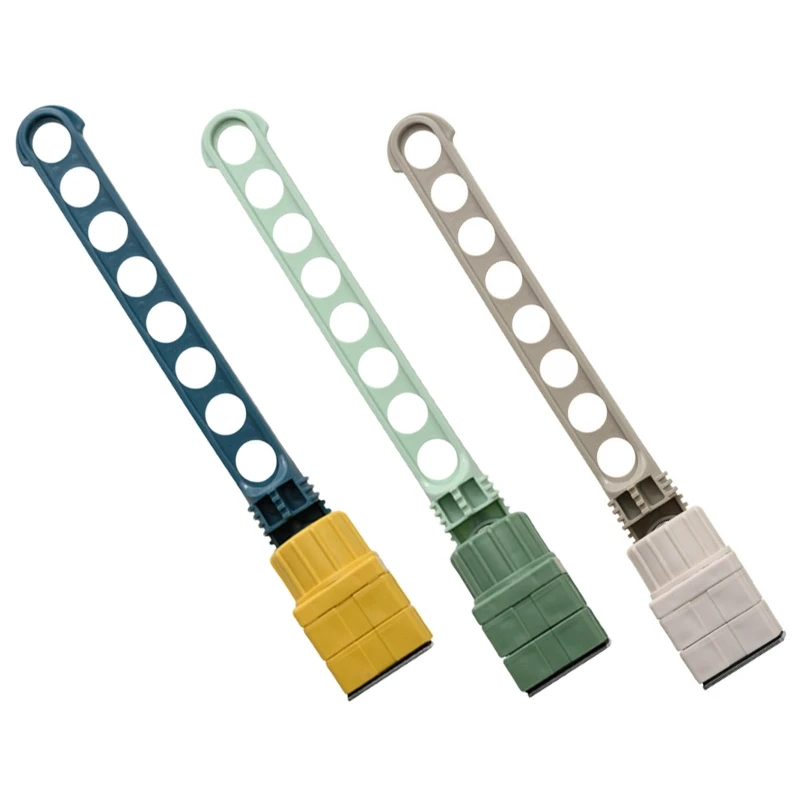 

Plastic Multifunction Retractable Clothes Hanger Travel Portable 8 Holes Wall Drying Rack Window Frame Clip No Drilling Laundry