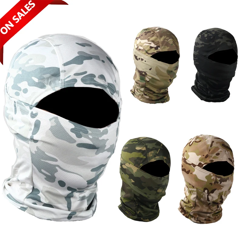 

Camouflage Balaclava Full Face Scarf Ski Cycling Full Face Cover Winter Neck Head Warmer Tactical Airsoft Cap Helmet Liner Mask