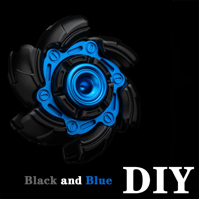 Noise and Restlessness Youth Version GoBiggeR Fidget Spinner EVA Decompression Artifact Black Technology Toy EDC enlarge