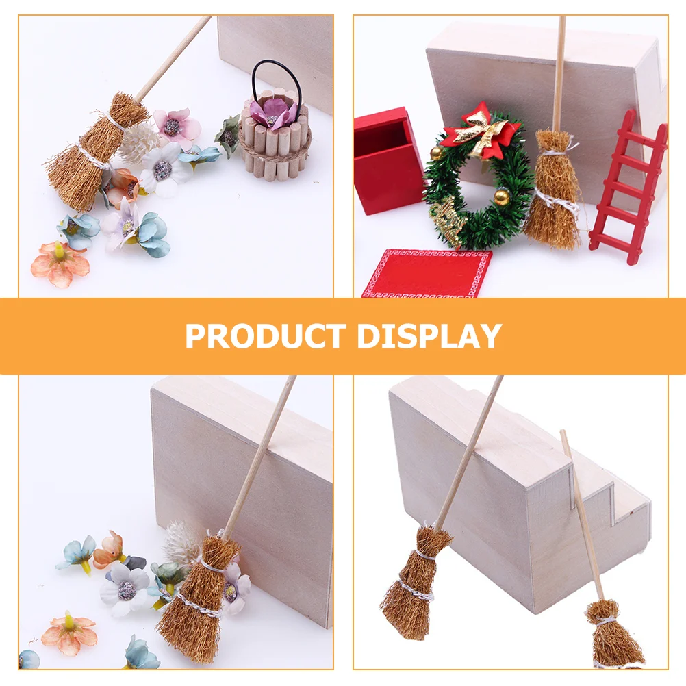 6 шт. домашняя метла мини-ветолы украшение для чистки декор реквизит фотосессии