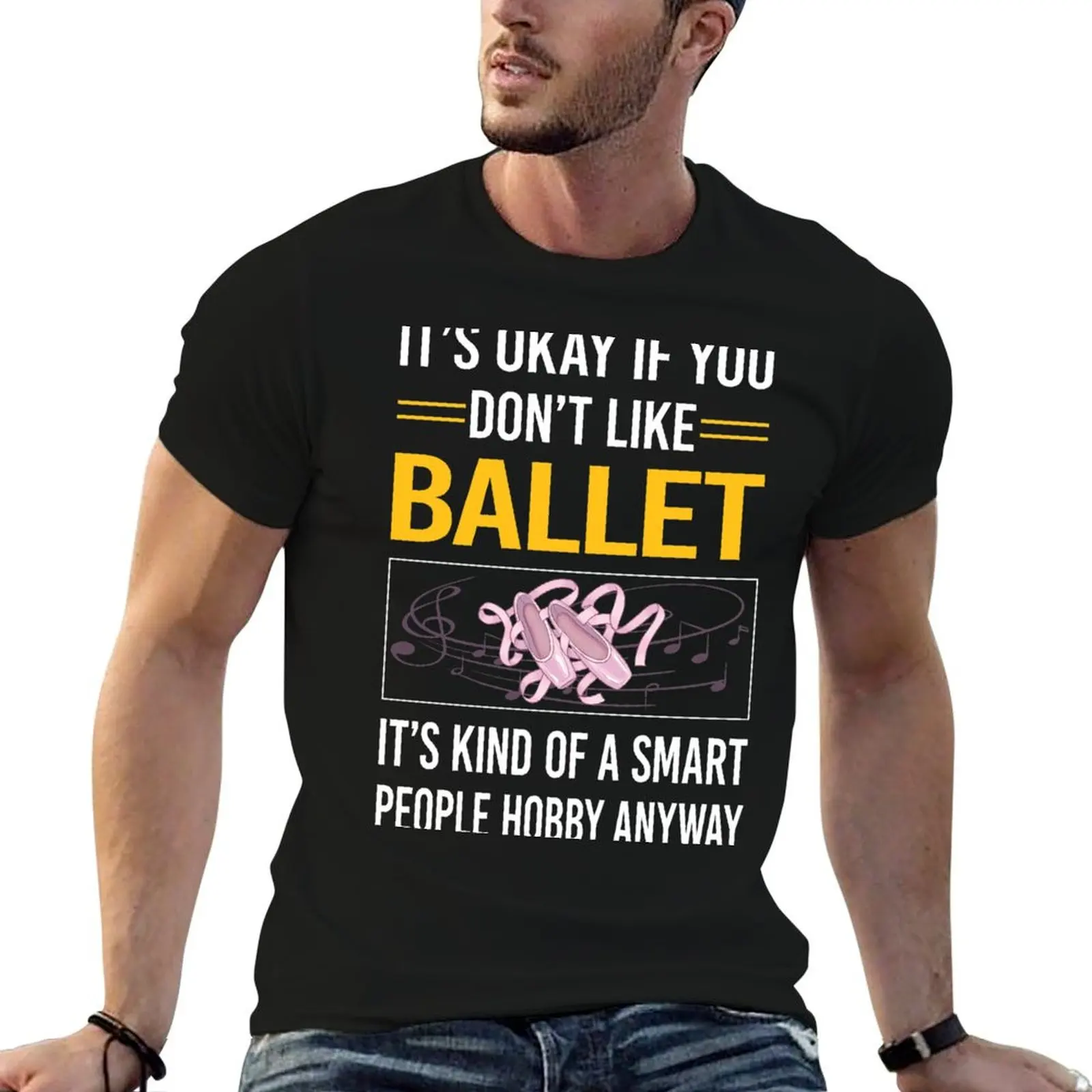 Забавная футболка Smart People Ballet Ballerina таможенный дизайн свой собственный летний топ
