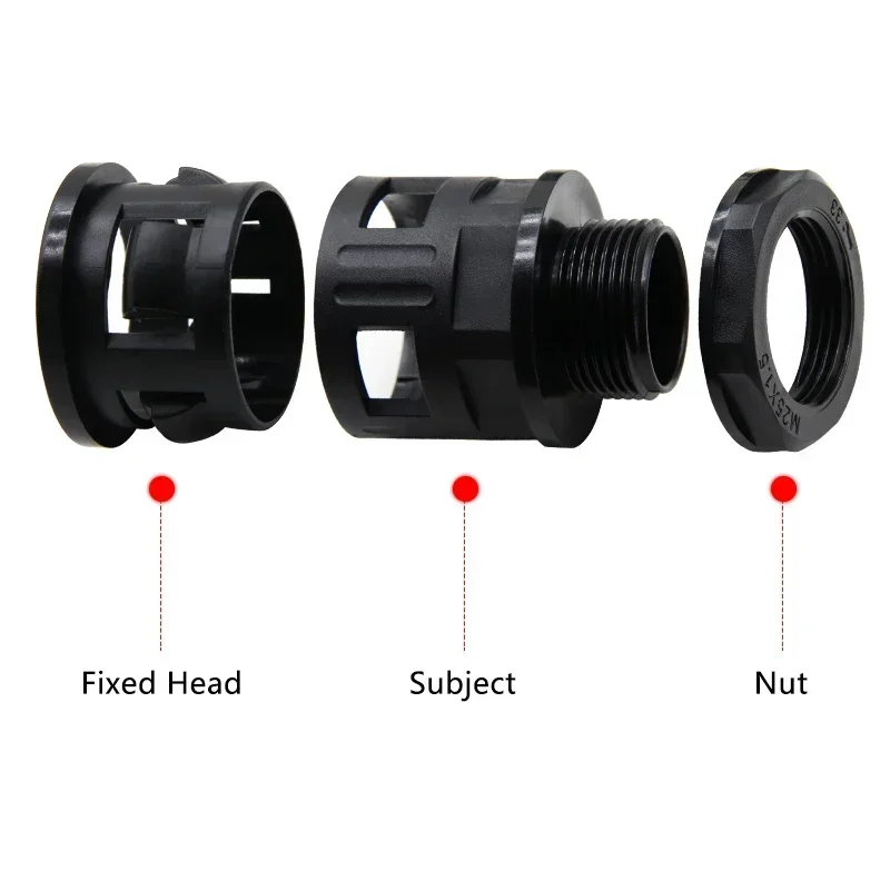 Концевые фитинги для полипропиленовой гофрированной трубы AD13 AD15.8 AD18.5 AD21.2 AD25 AD28.5