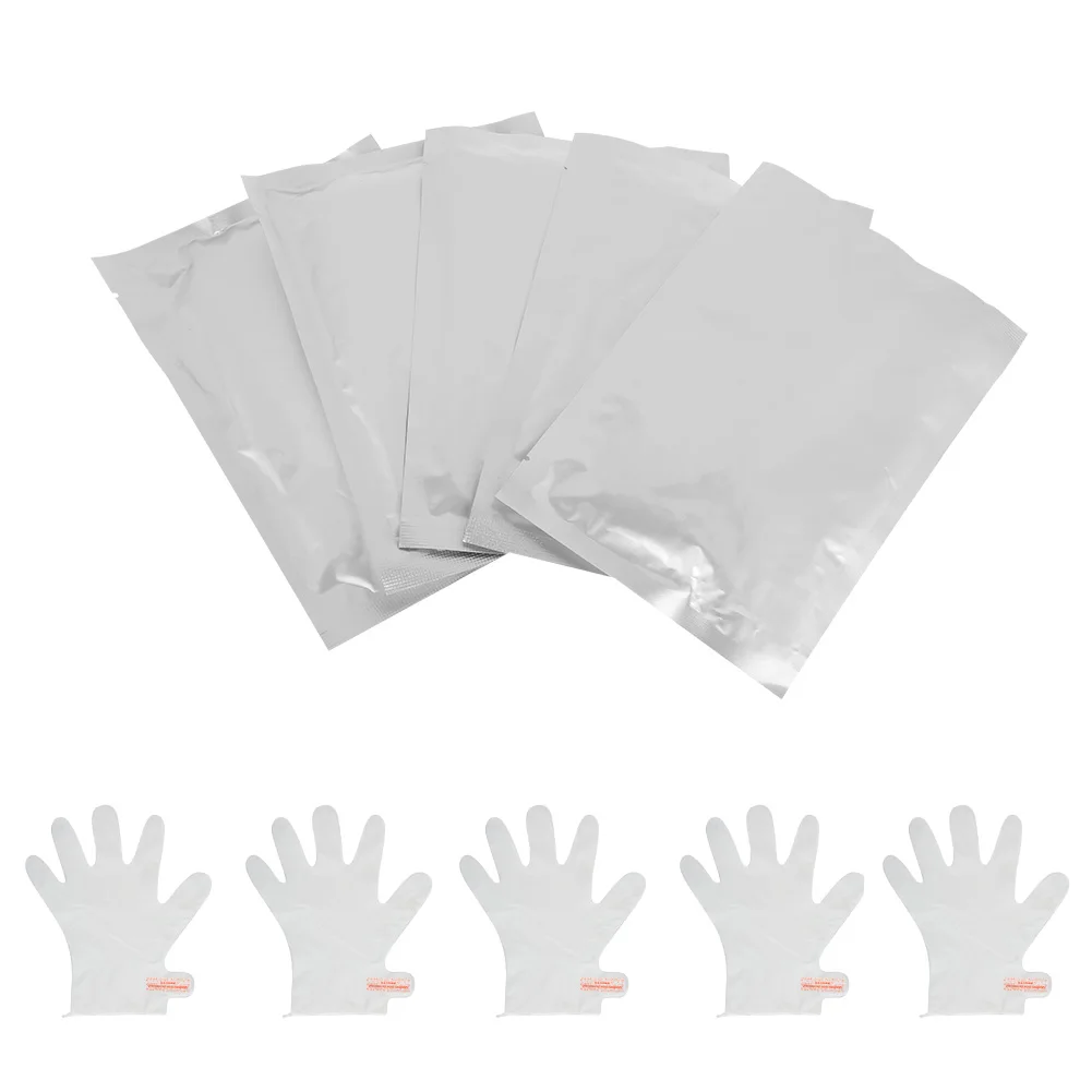 

5 Pairs Hand Mask File Moisturizing Gloves Skin Care Hand Smoothing Whitening Anti-Wrinkle