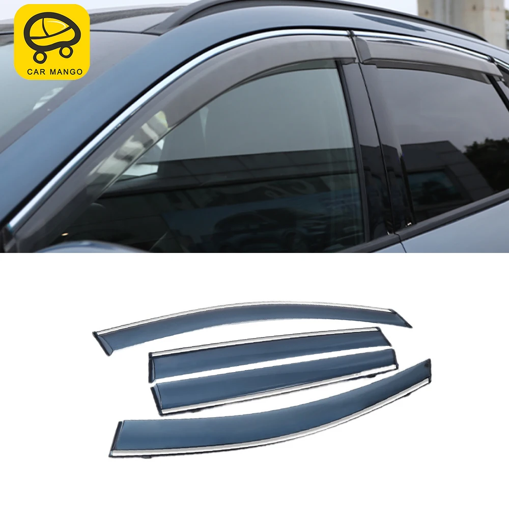 CarMango for Ford Escape Kuga 2020-2023 Car Window Sun Rain Shade Visors Shield Shelter Protector Frame Sticker Accessories