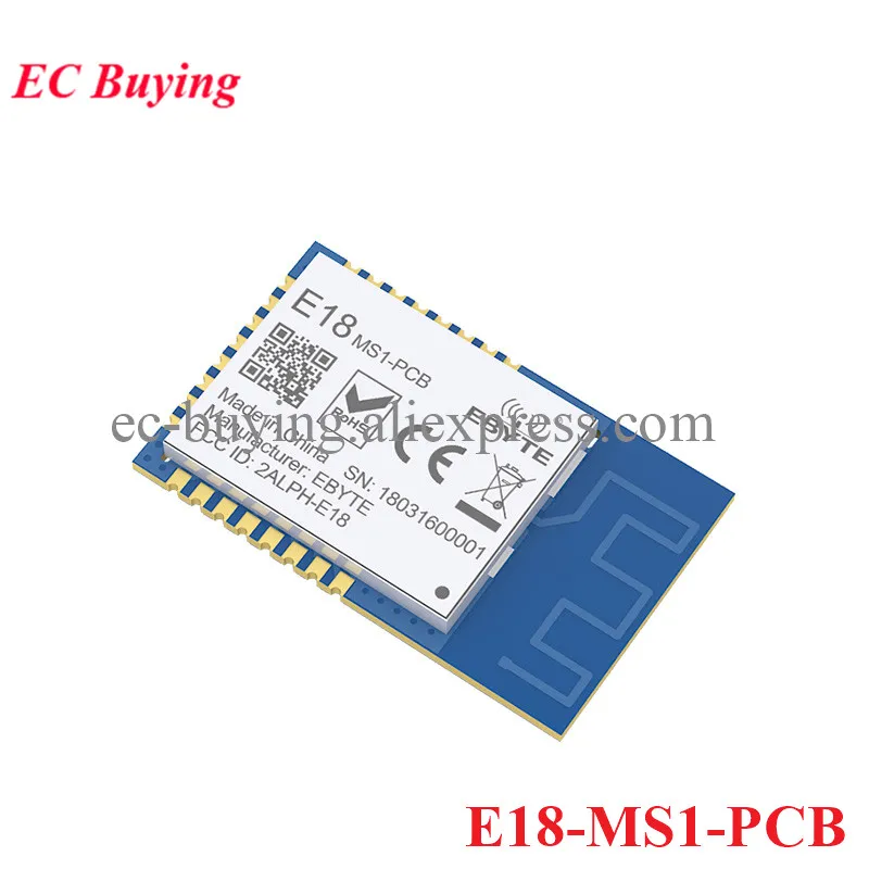 CC2530 Zigbee 2,4 ГГц беспроводной передатчик приемник модуль Zigbee 4 дБм EBYTE E18-MS1-PCB для умного дома PCB антенна дальнего действия