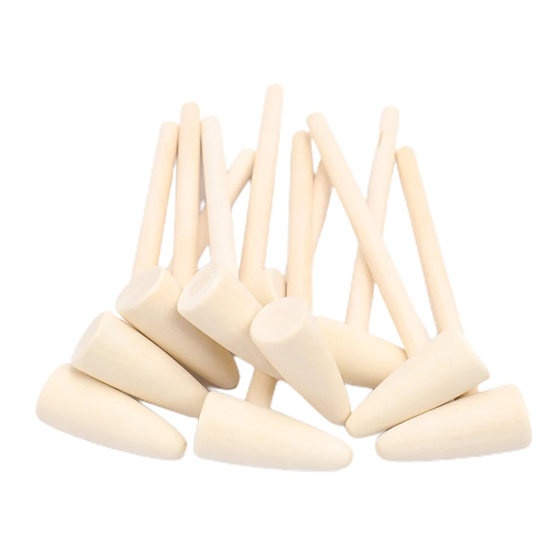 

10 шт., детский деревянный Мини-молоток с плоской головкой