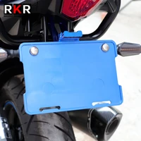 motorcycle modified universal license plate holder rear number frame bracket aluminum alloy cnc accessories