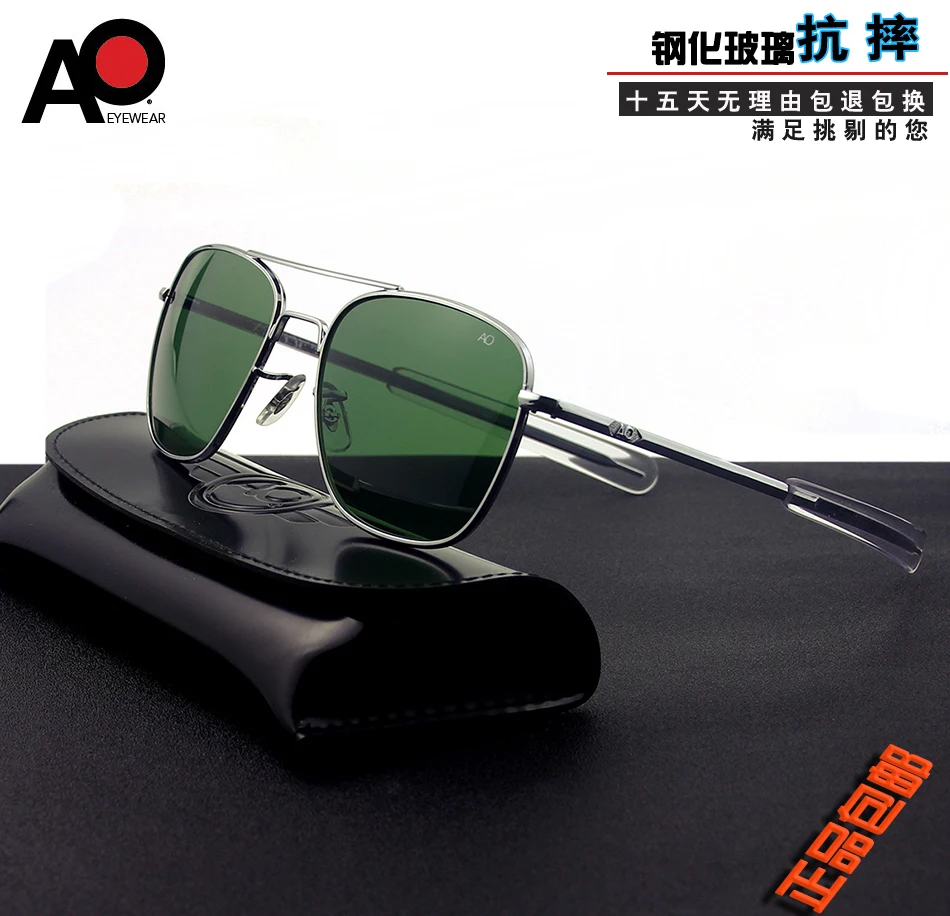

ao Aviation sunglasses women men luxury brand designer 2022 foreign trade double beam metal frame Outdoor shades oculos de sol