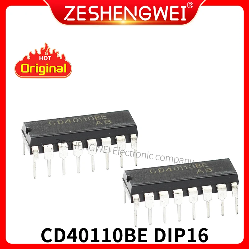 

5PCS CD40110BE DIP16 CD40110 DIP 40110 DIP-16 HCF40110BE In Stock