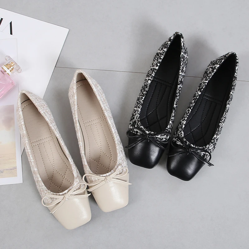 Hot Sale Soft Women's Dress Office Loafers Flat Ballerinas Shoes