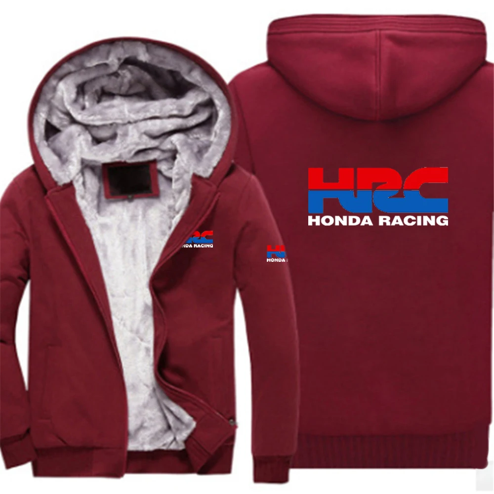 

2023 Men New Spring and Autumn Moto For HRC Repsol Racing Cosplay Jacket Sweatshirt Thicken Hoodie Zipper Coat Casual Sweatshirt