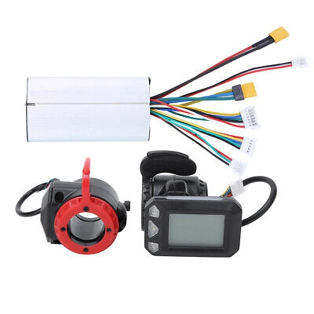 5.5in 6.5 Inch Carbon Fiber Electric Scooter Bike 24/36V Controller LCD Monitor Brake Complete Set Light Weight Rainproof 250W