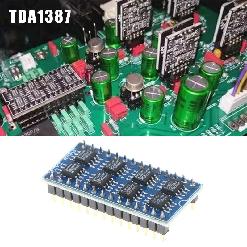 Фото Профессиональный аудиодекодер TDA1387 с высококачественным звуком и стабильной работой. Идеально подходит. №4