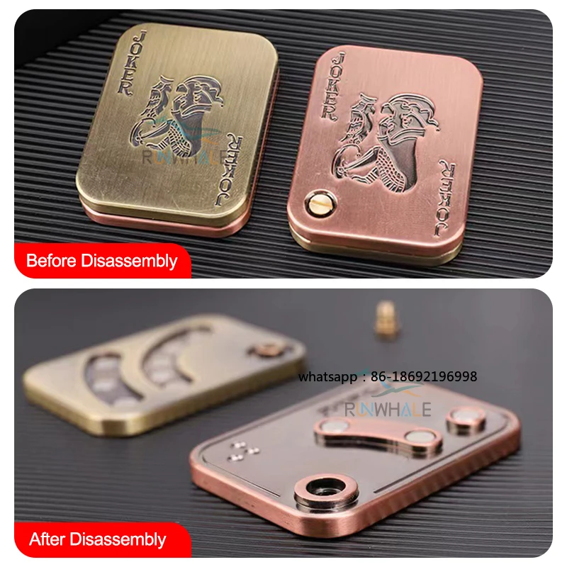 Фото Металлический EDC-слайдер-антистресс: Портативная магнитная игрушка-спиннер для снятия тревоги у взрослых №4