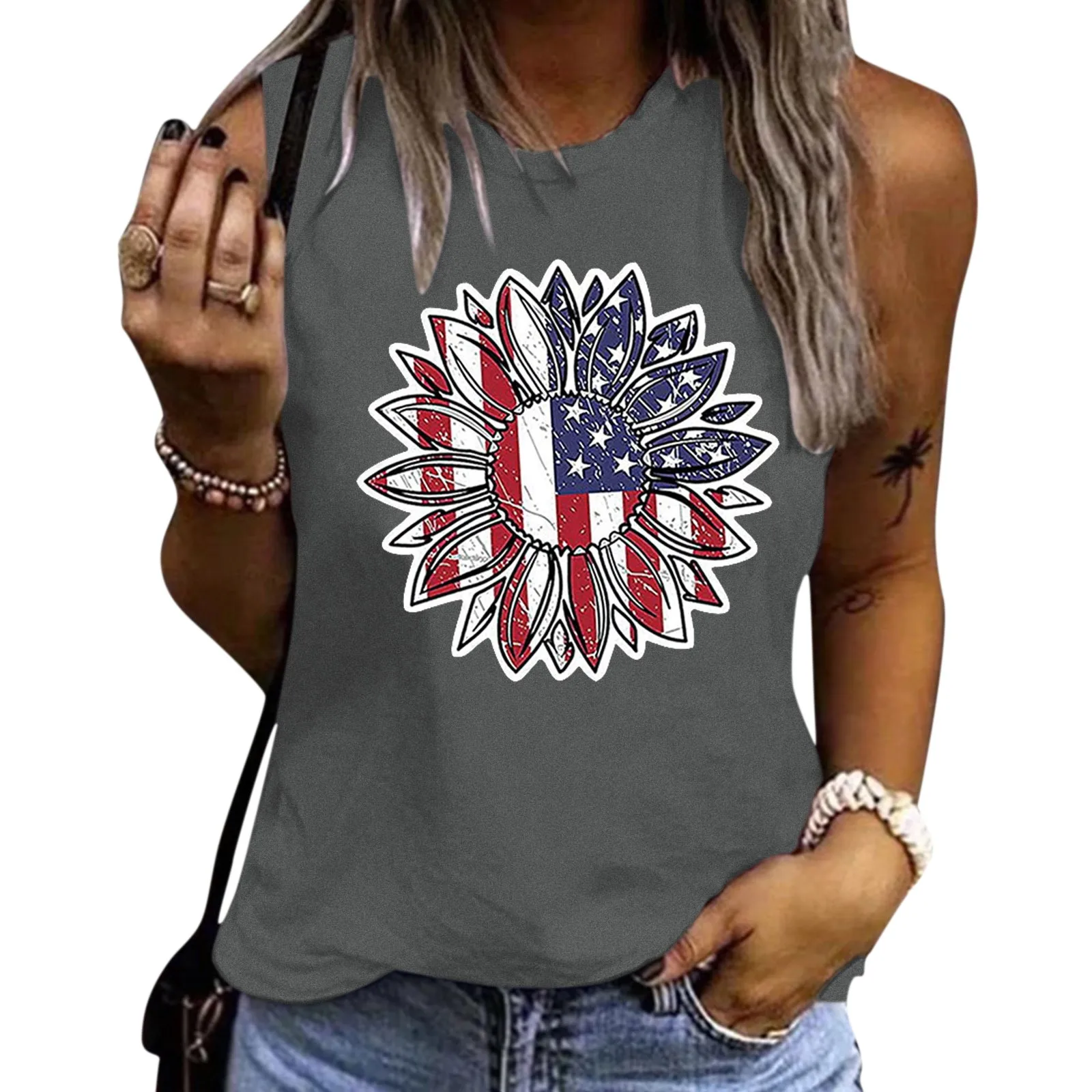 

Женский топ с круглым вырезом без рукавов, футболка с принтом, обычная футболка, желтый женский топ