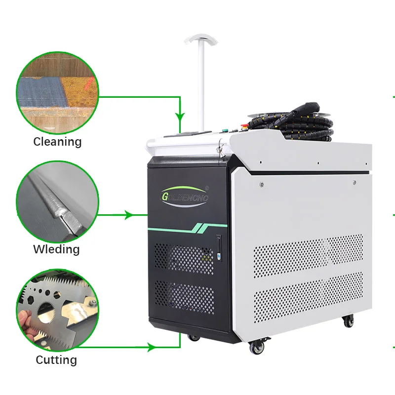 Laser Cutting Handheld Laser Welding and Cleaning Machine Three in One Function