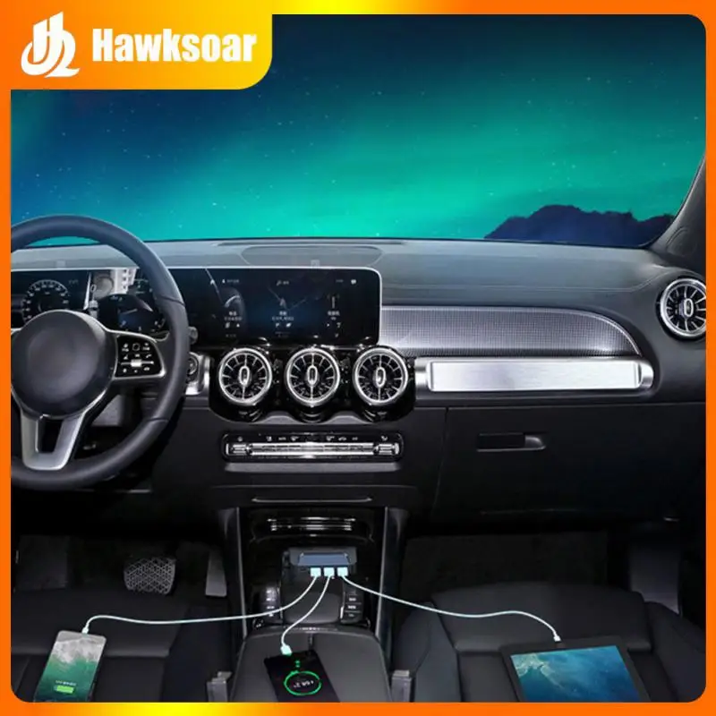 

Type-c Fast Charge Car Multi-purpose Charger Portable Universal Car Charger Rotatable Multifunctional Car Accessories