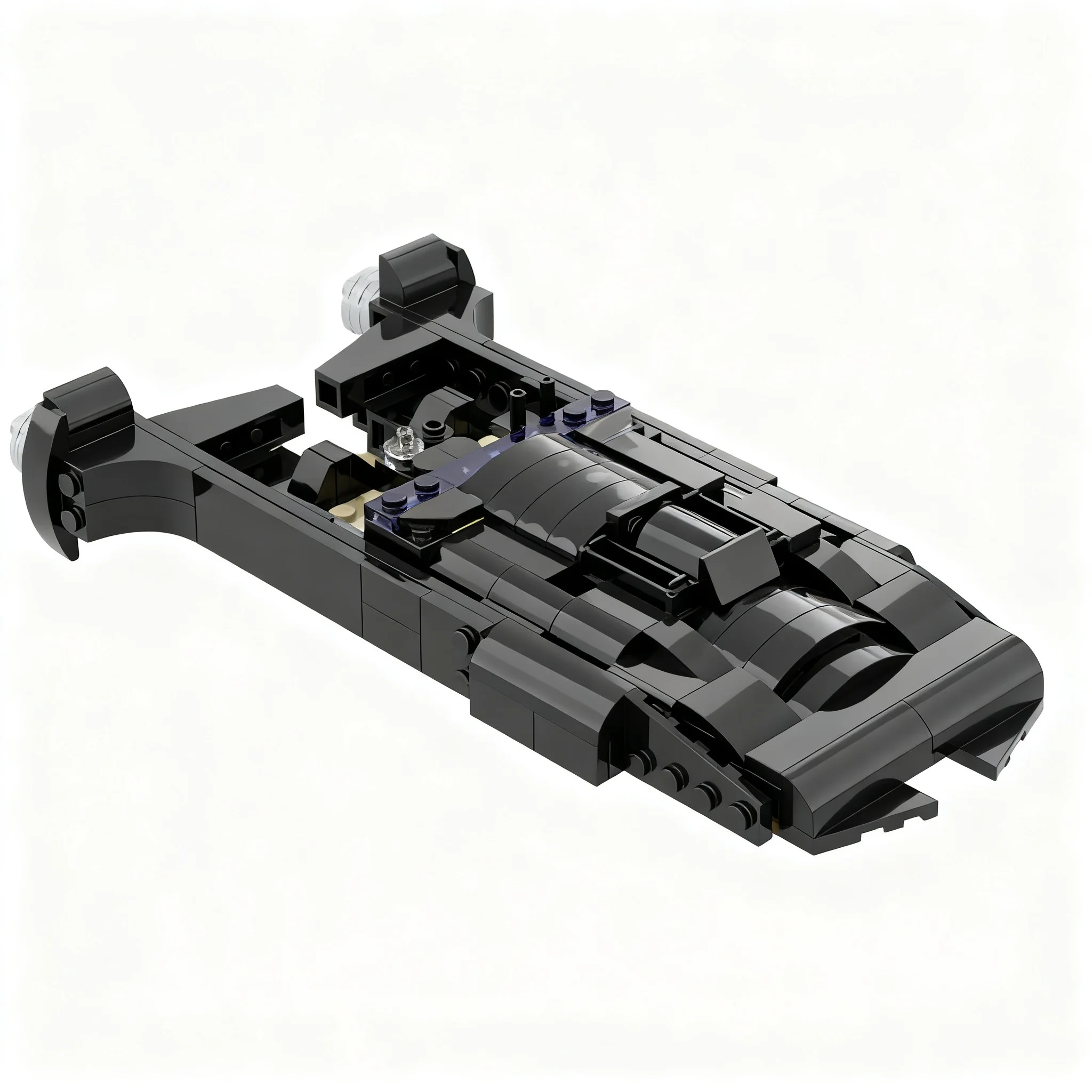 202 детали MOC Star Battle Sith Landspeeder, модель из строительных блоков, архитектурная игрушка, идея для рождественского подарка, сборка, креативное творчество, DIY-арт. (art.: 3920dcce8df22) - 3920dcce8df22