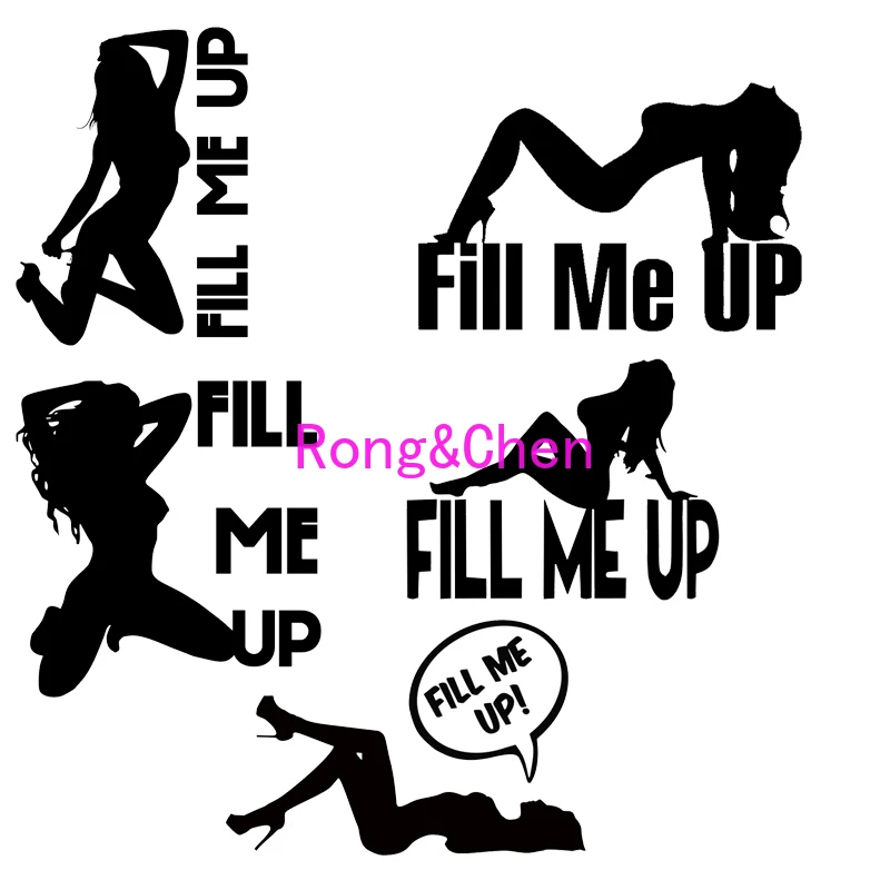 

Торговая Автомобильная наклейка Rongchen, сексуальная газовая крышка, девушки, заполните меня, милый аниме, автомобильный аксессуар, ПВХ украше...