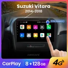 Автомагнитола AWESAFE PX9 для Suzuki Vitara 4 2014-2018, автомагнитола 2 Din, Android 10, Автомагнитола для CarPlayГолосовое управление, автомагнитола