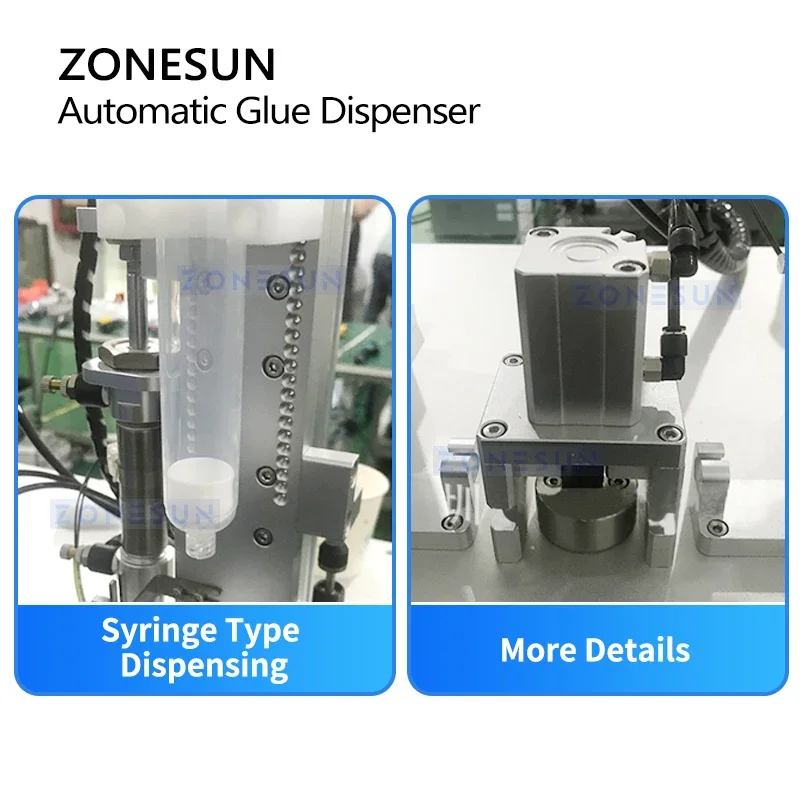 ZONESUN Дозатор клея Шприц для наполнения смазочной клейкой пасты Машина