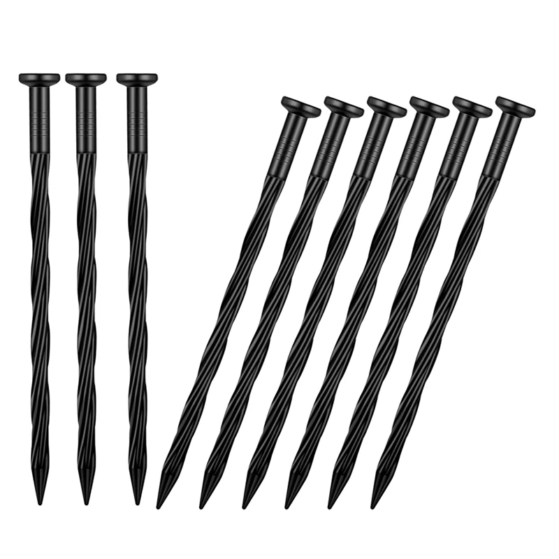 

60 Count Landscape Edging Anchoring Stakes 8-Inch Garden Lawn Yard Landscaping Spikes For Paver Edging, Weed Barrier