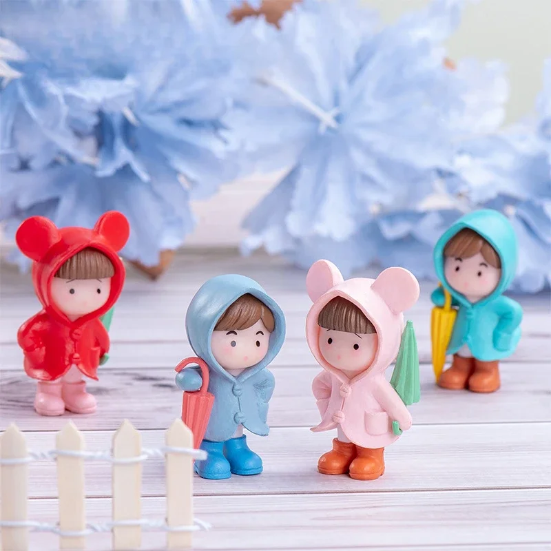 2 шт. оптовая продажа плащ Mengmeng зонтик для пары микропейзажный набор украшение