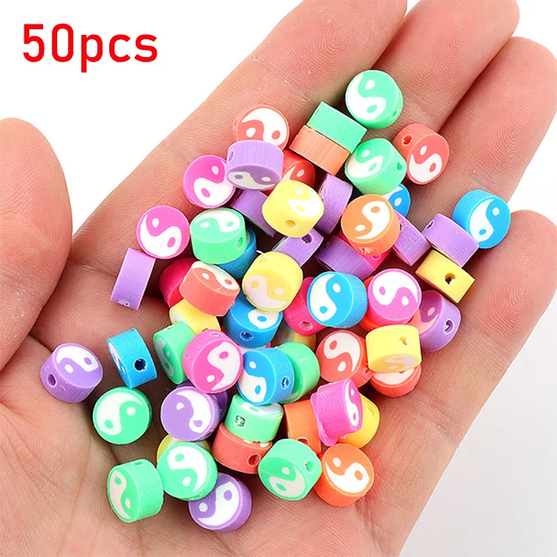 

50 шт., бусины для браслета и ожерелья