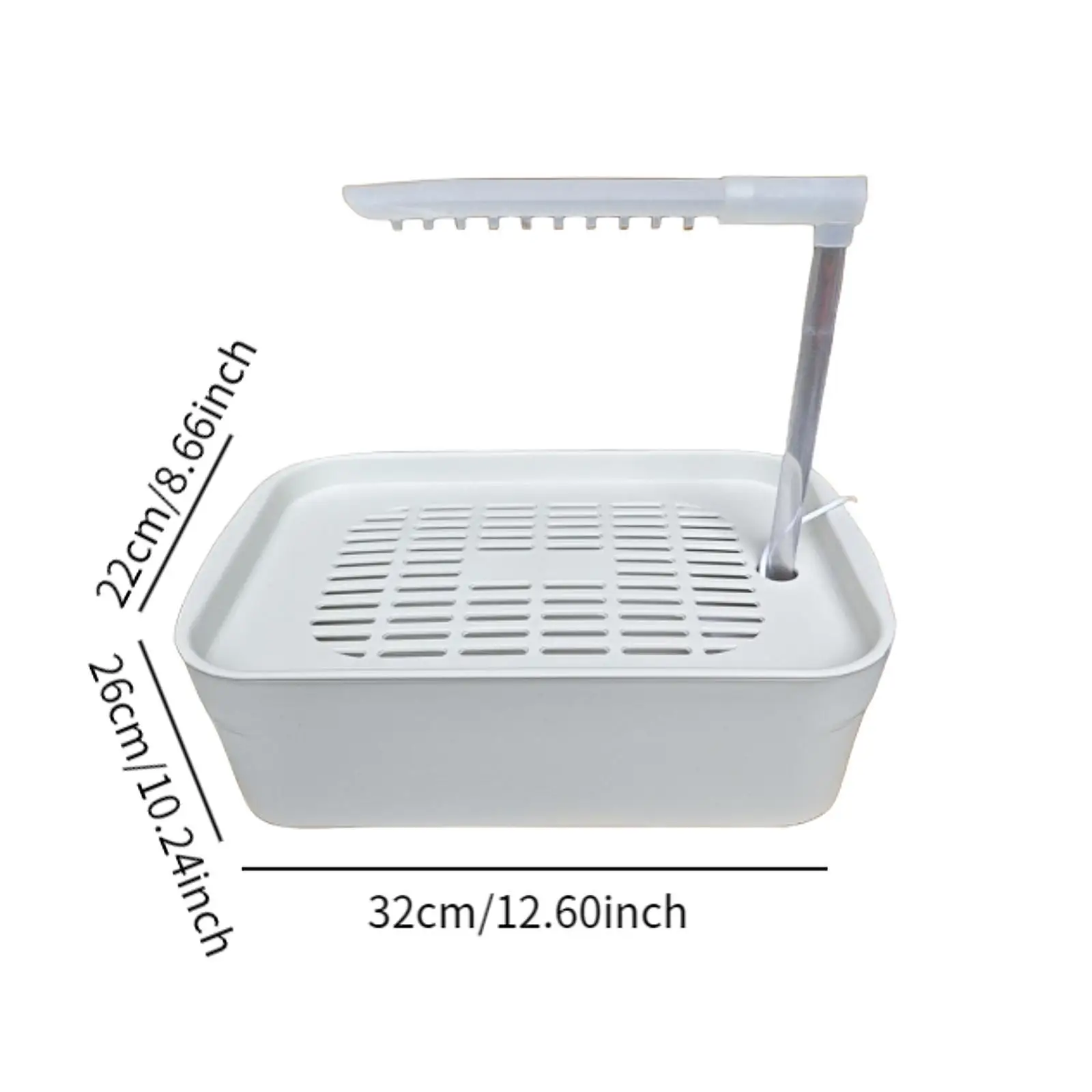 Parrot Bathtub with USB Cable Easy to Clean Automatic Pet Bird Bath for Water Bowl Parakeets Budgie Budgerigar Lovebirds