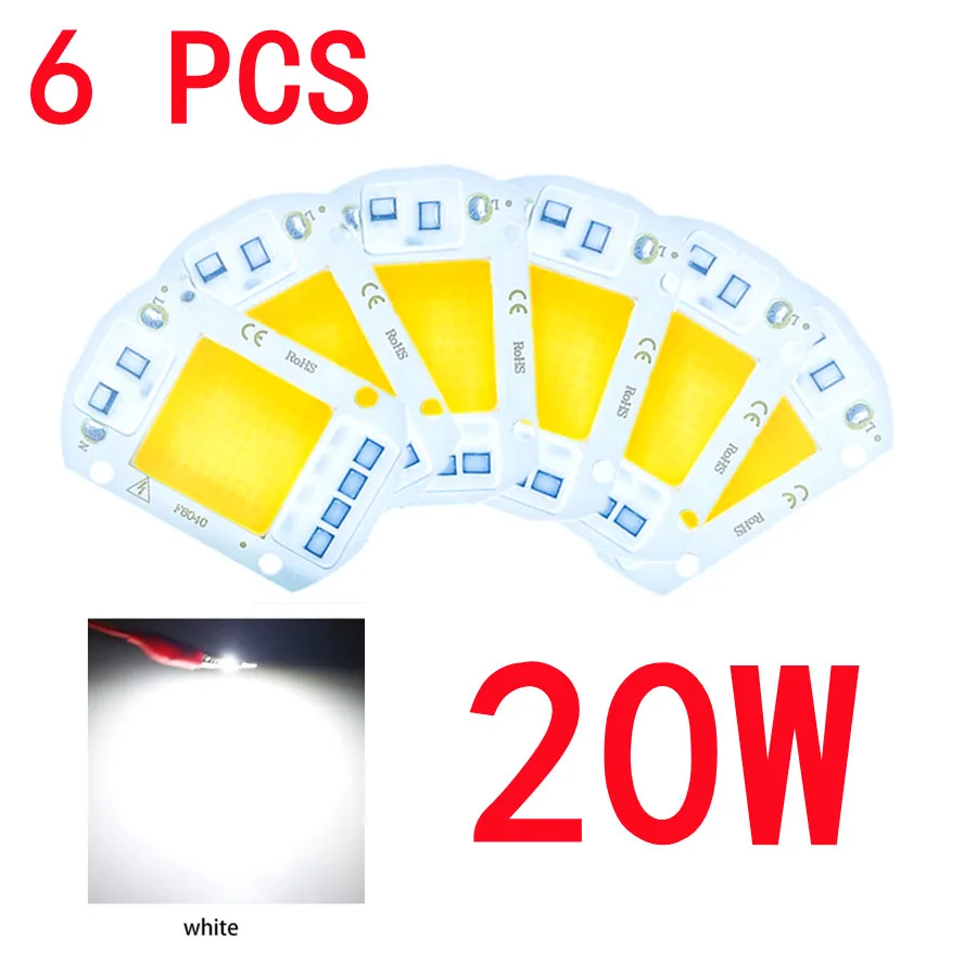 

Набор светодиодных модулей Phlanp 6 шт., 20-50 Вт, 220-240 В, IP65