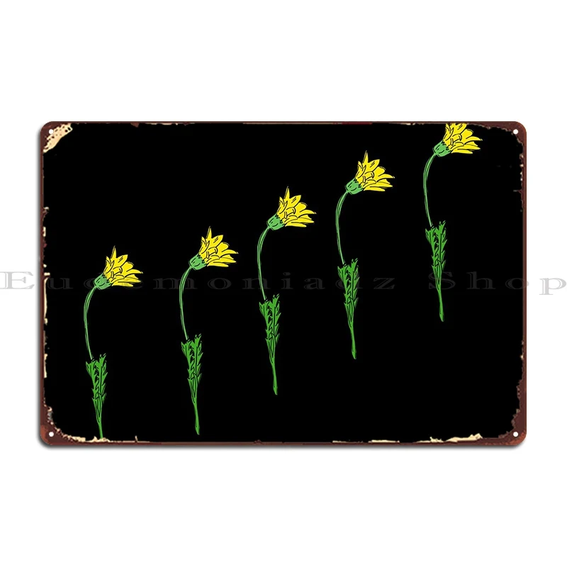 

Красивый цветок искусство металлический знак картина роспись стены роспись дизайн роспись оловянный знак плакат