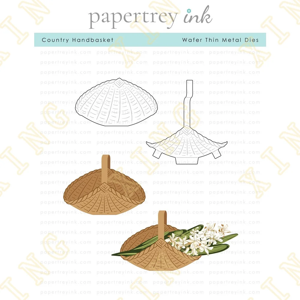 

Scrapbooking New Metal Country Hand Basket Cutting Dies Craft Embossing Make Paper Greeting Card Making Template Diy Handmade
