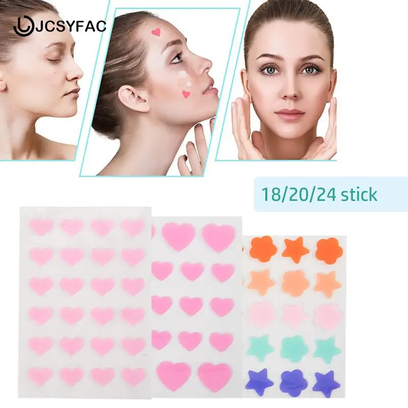 

18/20/24Pcs Invisible Acne Removal Pimple Patch Pimple Acne Concealer Face Spot Scar Care Stickers Beauty Acne Tools