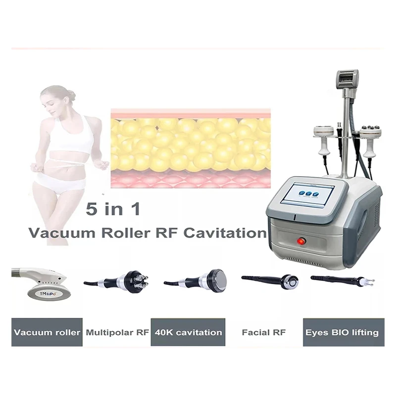 

Portable 5 IN 1 Vela Body Shape Weight loss Vacuum Cavitation Slimming Roller Shaping Massage Fat Removal Face lift Machine