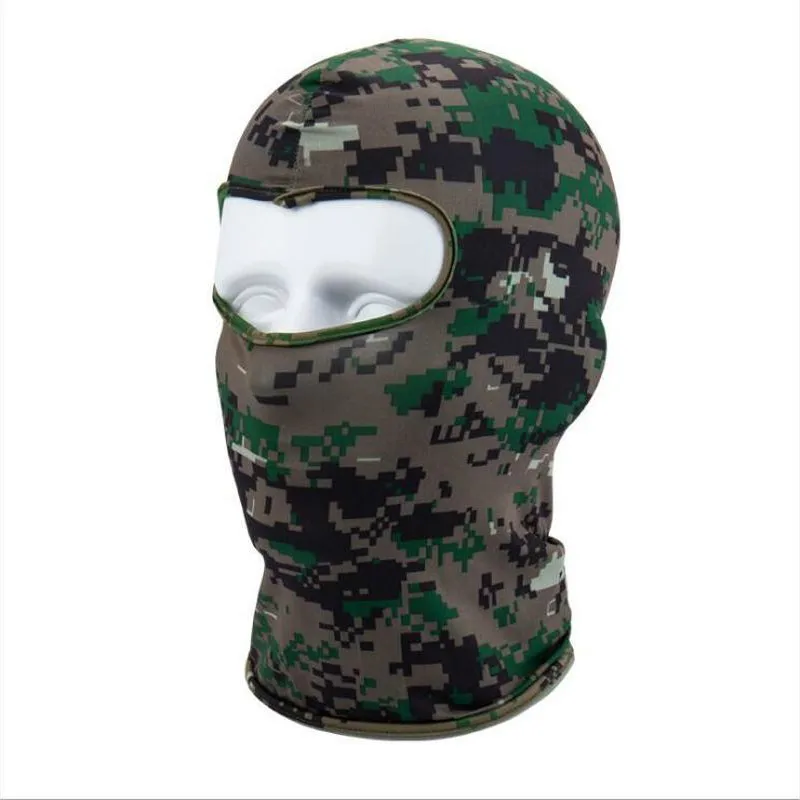 

Camouflage Motorcycle Face Mask Outdoor Sports Neck Mask Winter Warm Ski Snowboard Wind Cap Police Cycling Balaclavas Face Mask