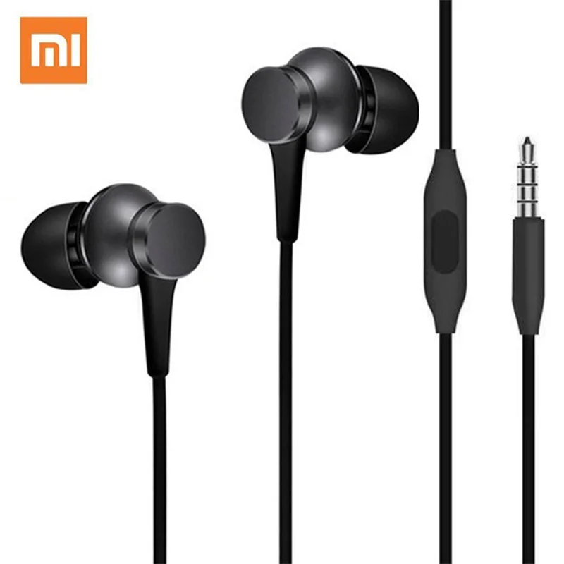 

Xiaomi Mi Headphones Wired Earphones 3.5mm In-ear Earbuds With Mic Wire Control Redmi Stereo Sports Music Earplugs Headsets