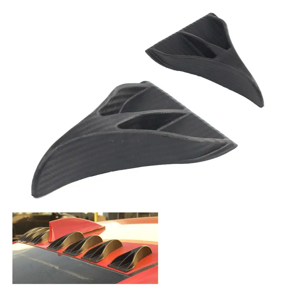 

Universal Vortex Generators Roof Shark Fins Spoiler Wing Kit For Car Modification Accessories weatherproof Roof Shark FinSpoiler