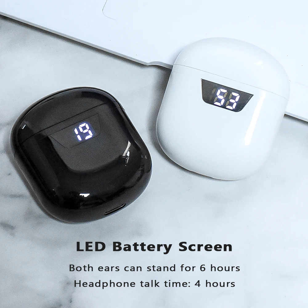 

TWS-наушники LEVANA B55 с поддержкой Bluetooth 5,0 и зарядным футляром