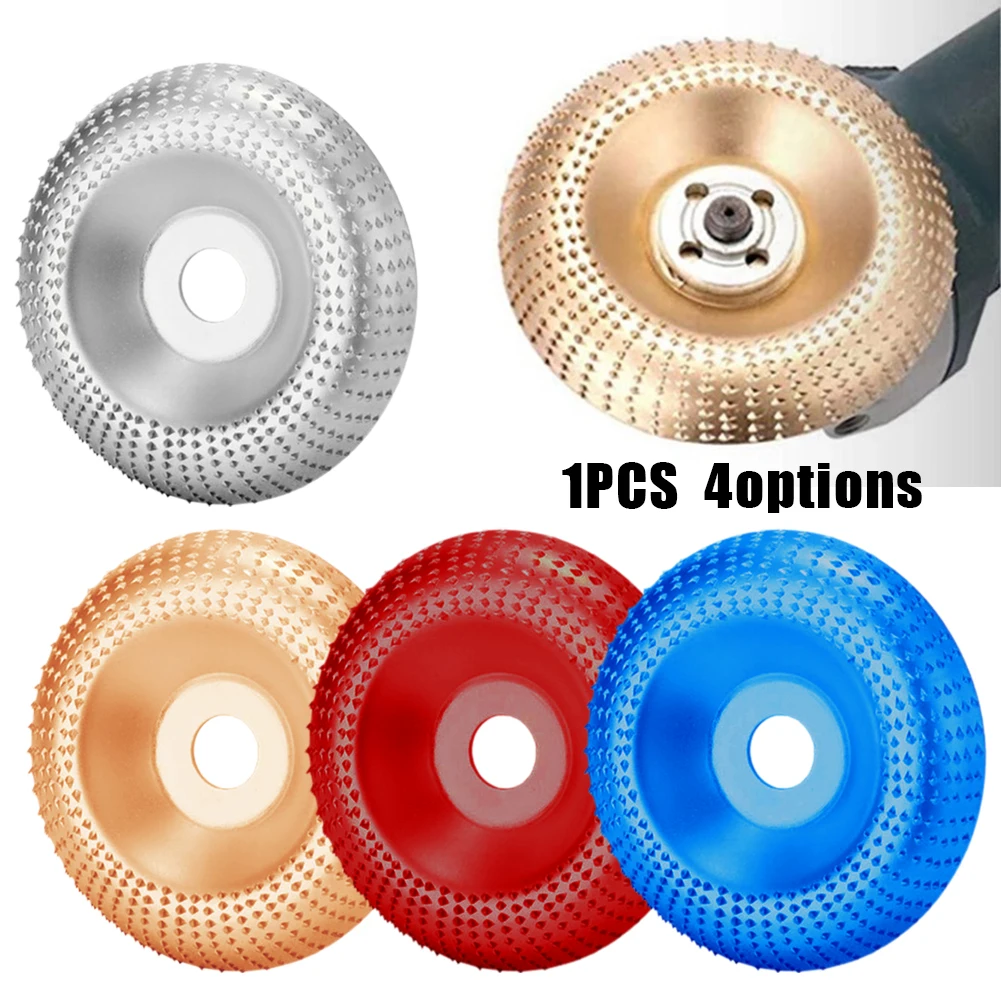 

4 Inch Round Wood Angle Grinding Wheel Abrasive Disc Angle Grinder 22mm Bore Shaping Sanding Carving Rotary Tool For Polishing