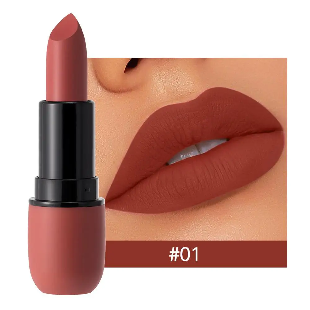 

Fashion Fog Matte Lipstick Velvet Matte Long Lasting Waterproof Non-Stick Cup Sexy Lipgross Lip Tint Lips Makeup Woman Cosmetics