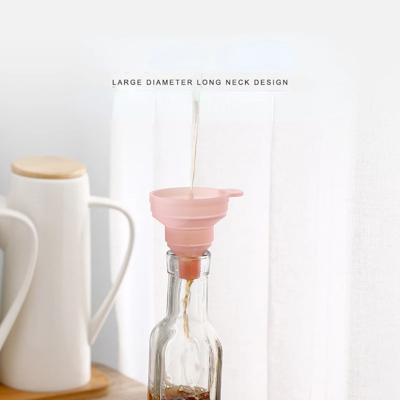 

Силиконовая Складная воронка, бытовая Воронка для пищевых продуктов, товары для ухода за кожей, портативный наполняющий гаджет, кухонные ак...