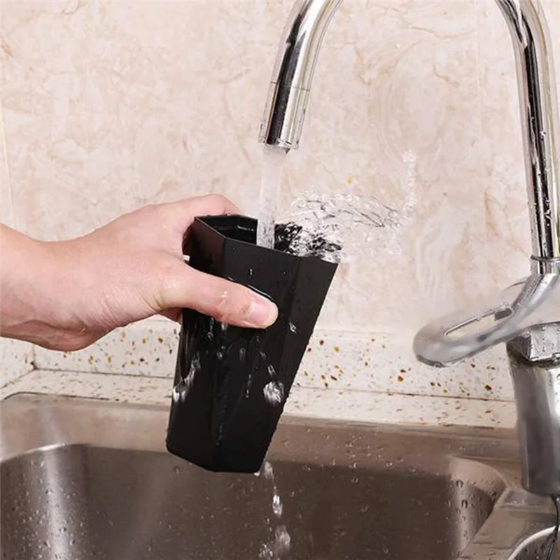 Автомобильный мусорный бак с крышкой портативный автомобильный мини-мусорный