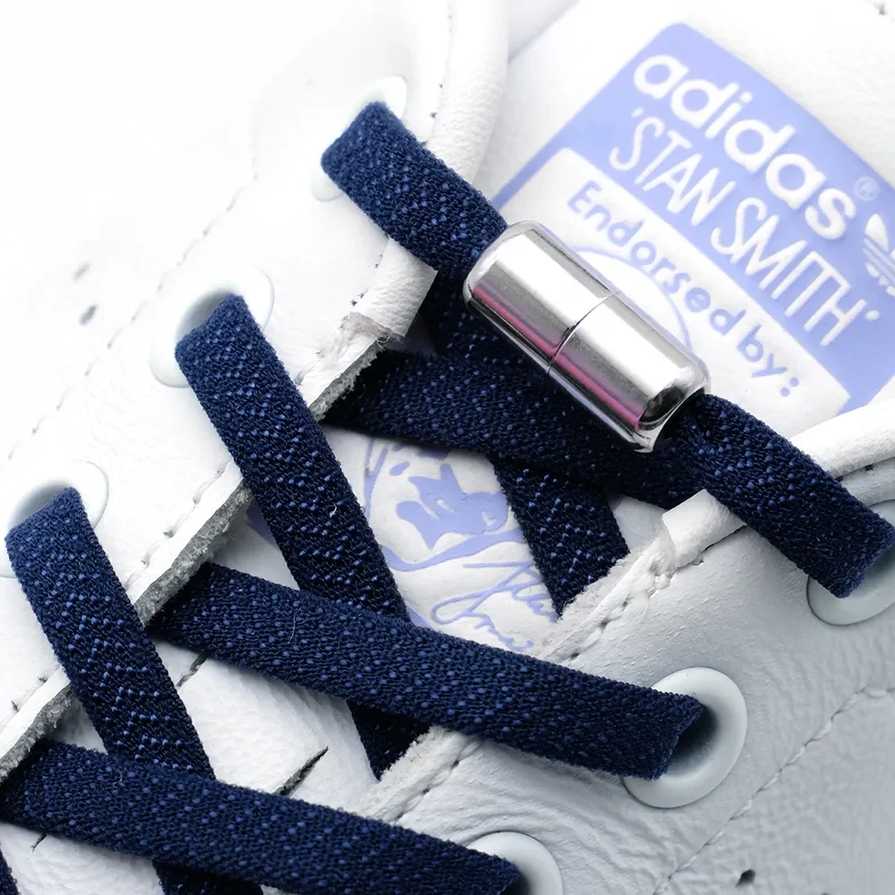 

Elastic No Tie Shoelaces Flat Shoe Laces For Kids and Adult Sneakers for Shoelace Quick wear Lazy Metal Lock Laces Shoe Strings