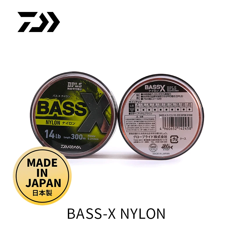 

DAIWA Dayiwa BASS-X Nylon Line Japanese Fishing Line Luya Main Line Bus Fishing Line Fishing