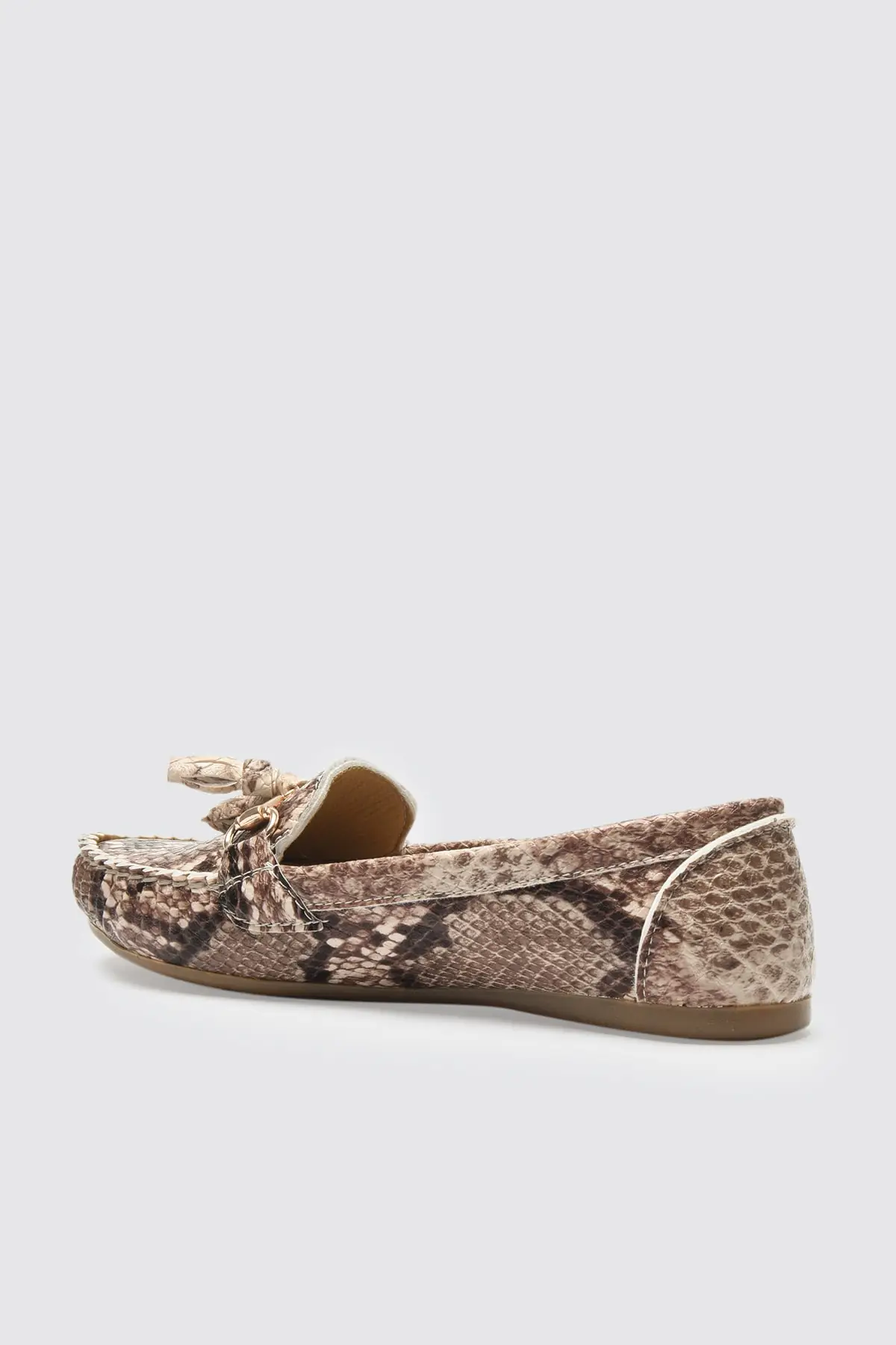 

Trendyol Snake Printed Women Loafer Shoes TAKSS21LO0007