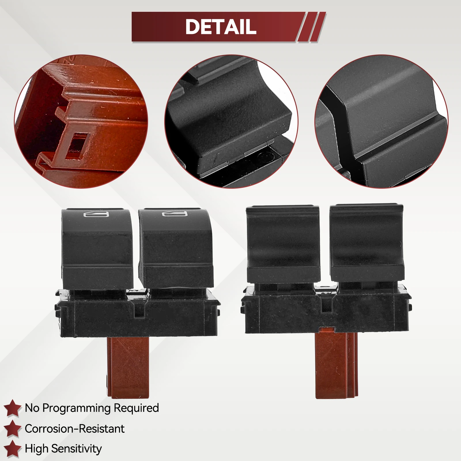 Электронная кнопка главного управления окном со стороны автомобиля для SKODA YETI FABIA