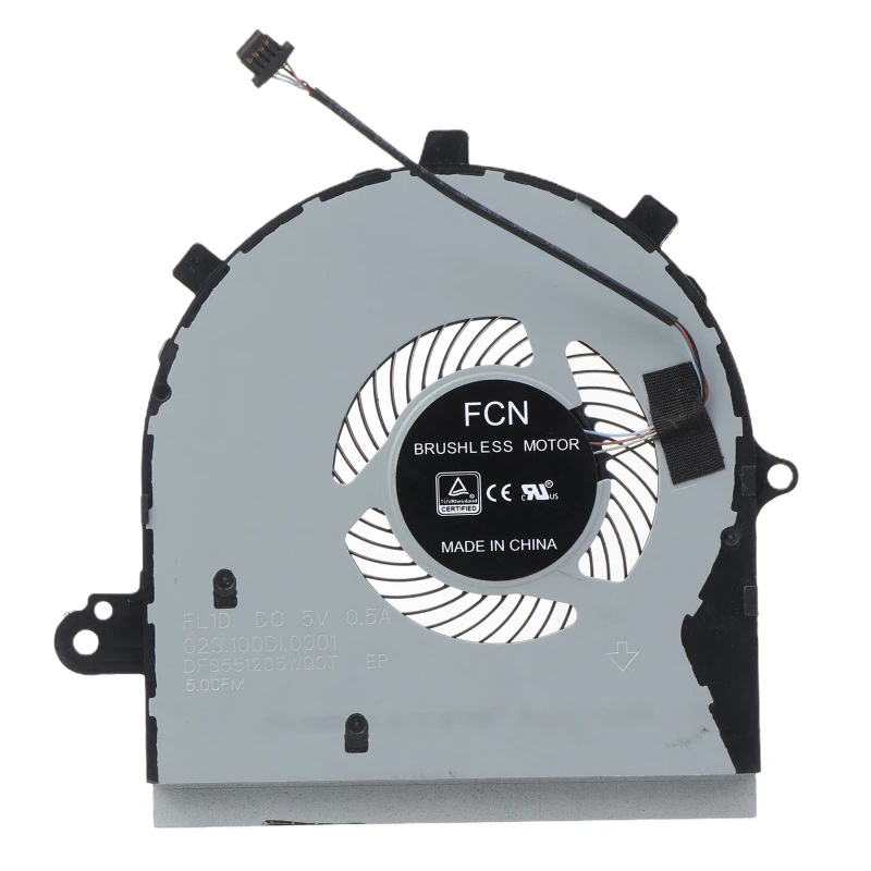 Laptop Cooler Fan 4 pin 4-wire CPU Cooling Fan Quiet Notebook Heatsink for Dell17 7786 P36E I7786-7199SLV-PUS 0GCN3G Laptop Cooler Fan 4 pin 4-wire CPU Cooling Fan Quiet Notebook Heatsink for Dell17 7786 P36E I7786-7199SLV-PUS 0GCN3G