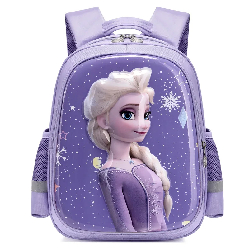 Disney Frozen Princess School Bags For Girls Elsa Anna Kindergarten Grade 1-2 Student Shoulder Orthopedic Backpack Gifts Mochila