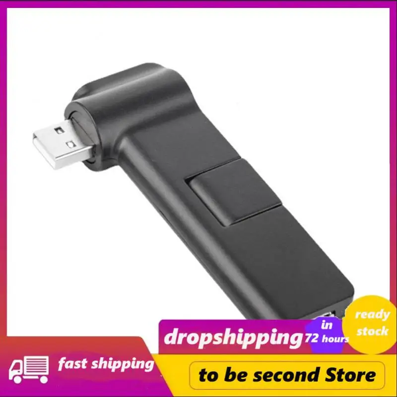 

4-port Hub Usb Hub Mini Usb 2.0 Hub Usb Extension 180 Degree Rotation Hub Data Cable Adapter Laptop Accessories Splitter Adapter